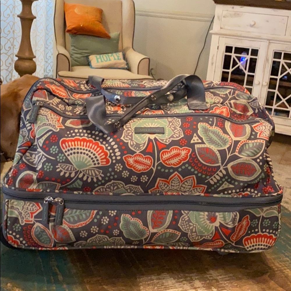 Vera Bradley rolling duffel bag